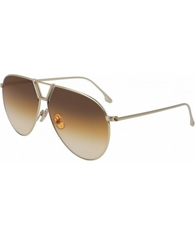 Aviator Sunglasses VB208S 702 Gold 64mm 208 $84.00 Pilot