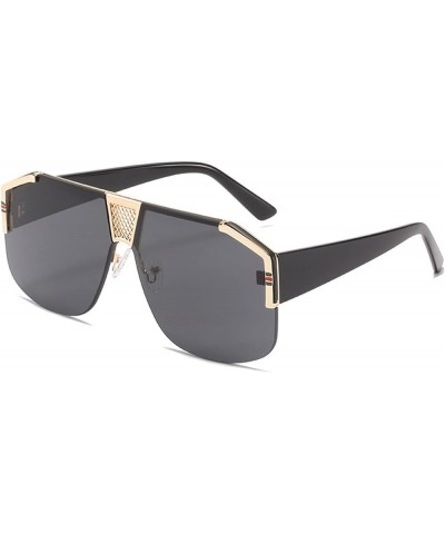 Large Frame Fashion Square Sunglasses for Men and Women for Outdoor Vacation (Color : B, Size : Medium) Medium B $20.12 Designer