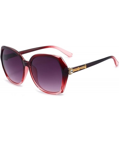 Large Square Frame Woman Driving Sunglasses Commuter Trend UV400 Sunglasses Gift E $14.52 Square