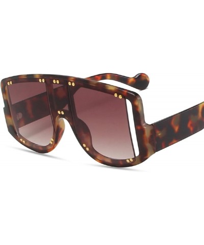 Fashion Large Frame Punk Outdoor Vacation Beach Sunglasses for Men and Women (Color : E, Size : 1) 1 C $18.11 Designer