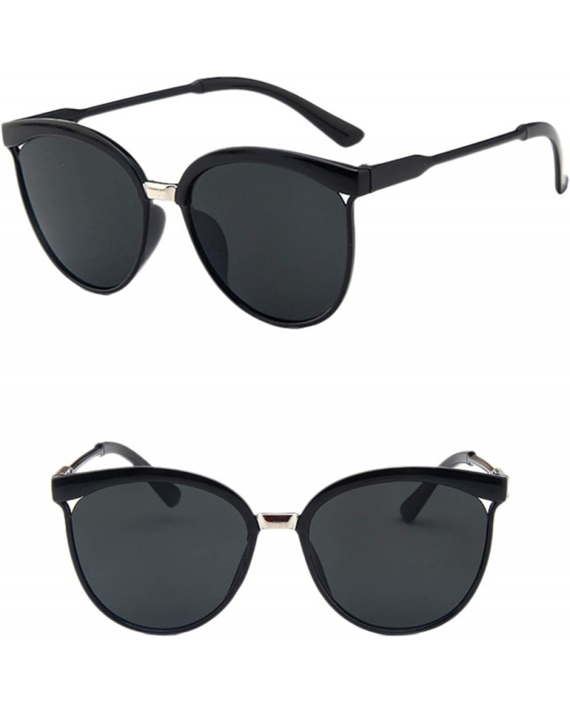 Mens Womens Retro Big Frame Vintage Rapper Sunglasses Eyewears Octagon for Women B $7.08 Rimless