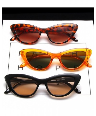 Fashion Small Frame Retro Cat Eye Party Sports Sunglasses for Men and Women (Color : H, Size : 1) 1 D $17.93 Sport