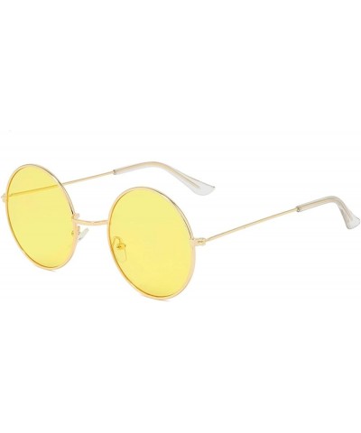 Round Photo Retro Sunglasses for Men and Women, Outdoor Vacation Beach Glasses (Color : D, Size : Medium) Medium J $14.57 Des...