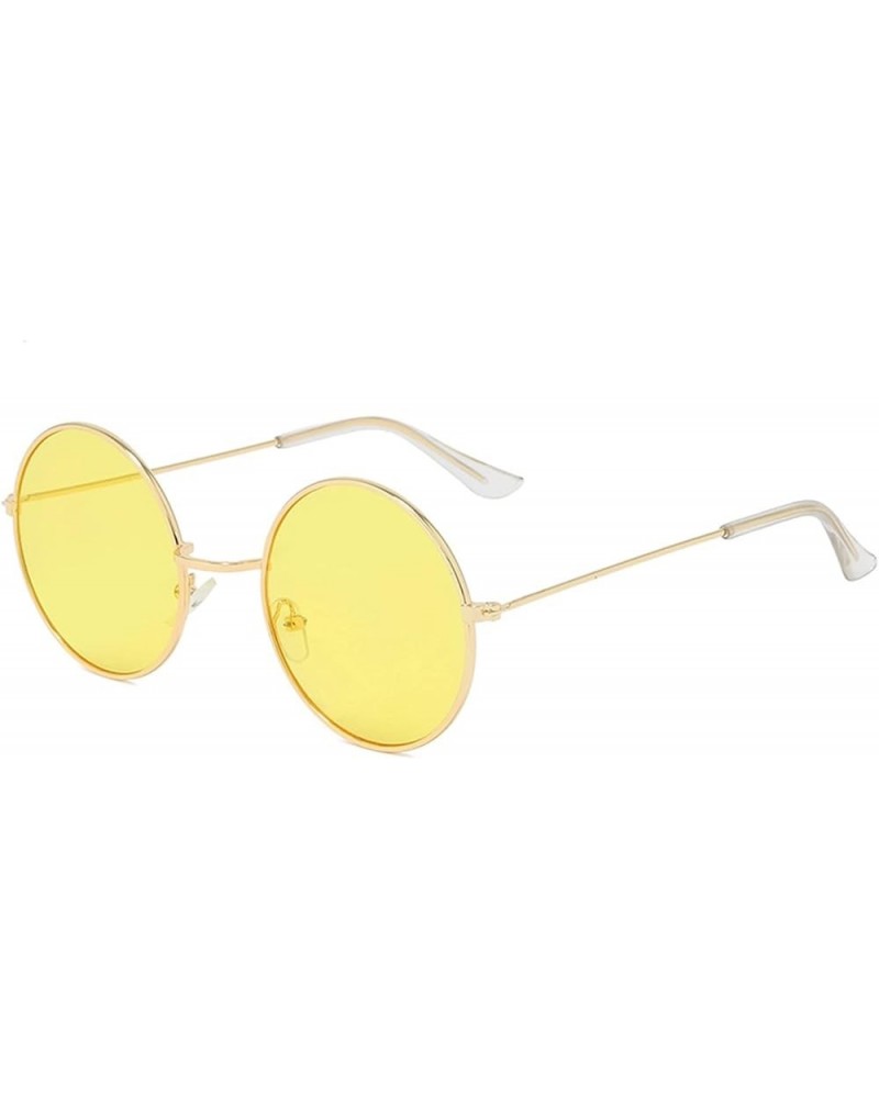 Round Photo Retro Sunglasses for Men and Women, Outdoor Vacation Beach Glasses (Color : D, Size : Medium) Medium J $14.57 Des...