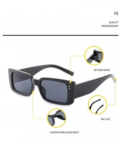 Retro Small Sunglasses Vacation Beach Decorative Sunglasses Men and Women (Color : 7, Size : 1) 1 6 $16.70 Designer