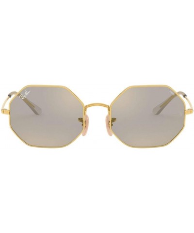 Rb1972 Octagon Evolve Photochromic Sunglasses Gold/Photochromic Dark Grey Mirrored Gold $43.34 Octagonal