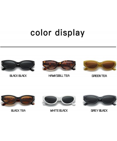 Retro Fashion Cat Eye Woman Sunglasses Outdoor Vacation Photo Shoot UV400 Sunglasses Gift B $18.80 Cat Eye