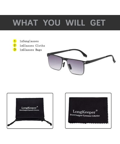 Vintage Rectangle Sunglasses for Women Men Retro Narrow Square Driving Sun Glasses Small Metal Glasses UV400 Black Grey $6.22...