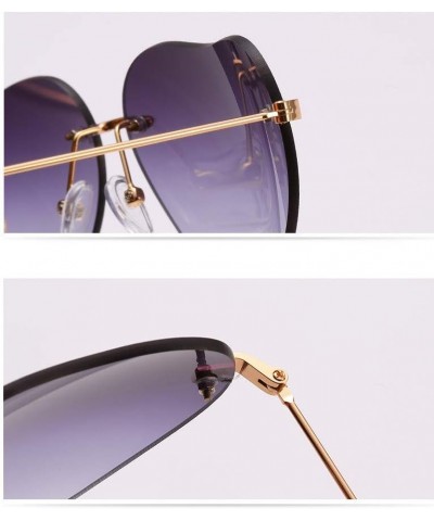 Globalwells Lovely heart style Sunglasses for Women, classic Mirrored Lenses Metal Frame Sunglasses UV400 Lilac Yellow $9.76 ...