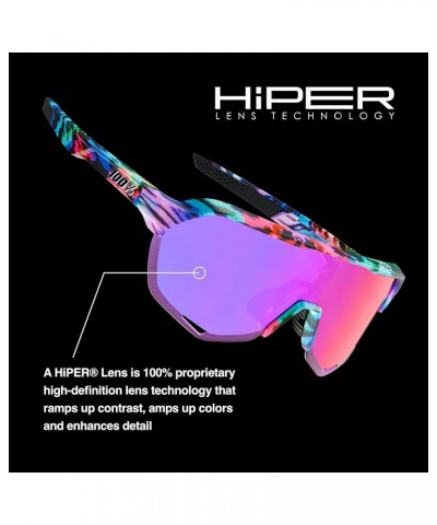 S2 Sport Performance Cycling Sunglasses (Gloss Metallic Bora/Matte White - HiPER Red Multilayer Mirror Lens) One Size Polishe...