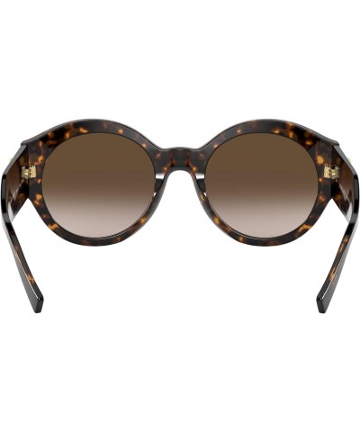 Woman Sunglasses Havana Frame, Light/Dark Brown Gradient Lenses, 54MM $49.17 Oval