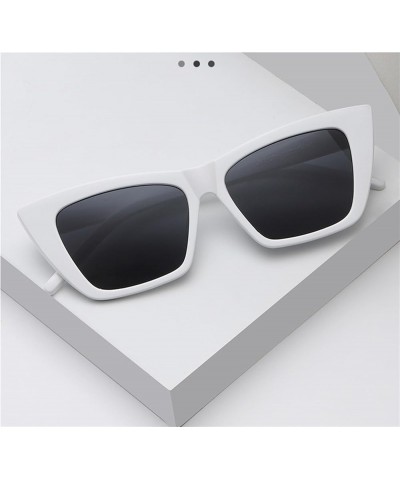 Cat Eye Fashion Small Frame Men And Women Sunglasses Outdoor Vacation Photo Shopping Sunglasses 5 $15.45 Designer