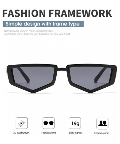 Small Frame Fashion Decorative Men's and Women's Sunglasses (Color : A, Size : 1) 1A $15.06 Designer