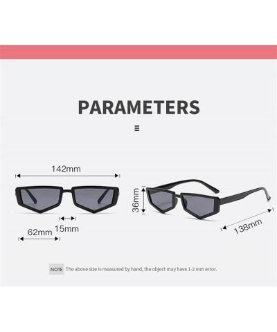 Small Frame Fashion Decorative Men's and Women's Sunglasses (Color : A, Size : 1) 1A $15.06 Designer