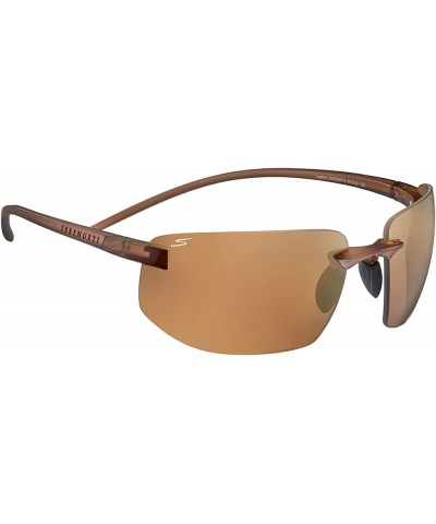 Men's Lupton Oval Sunglasses Matte Crystal Light Brown $54.00 Rimless