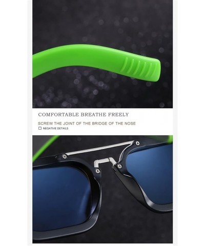 Men's Retro Driving Sunglasses Outdoor Beach Decorative Glasses (Color : B, Size : Medium) Medium E $19.12 Designer