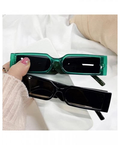 Retro Square Outdoor Vacation Decorative Sunglasses Men and Women (Color : D, Size : 1) 1 F $15.04 Designer