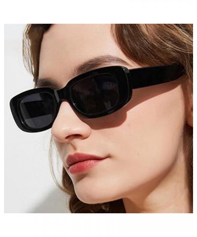 Small Frame Fashion Square Street Shooting Men and Women Decorative Sunglasses (Color : Small, Size : 1) 1 C $14.76 Designer