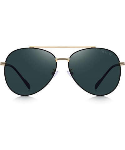 Classic Pilot Women Polarized Sunglasses for Men Womens Polarized Mirror with Case Sun glasses G15 $13.94 Aviator