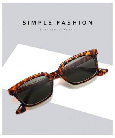 Small Frame Fashion Trend Men and Women Sunglasses Outdoor Vacation Decorative Sunglasses (Color : F, Size : 1) 1 F $10.98 De...