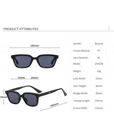 Small Frame Fashion Trend Men and Women Sunglasses Outdoor Vacation Decorative Sunglasses (Color : F, Size : 1) 1 F $10.98 De...