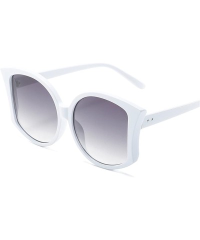 Large Frame Men And Women Sunglasses Outdoor vacation Decorative Trendy UV400 Sunglasses Gift E $14.65 Designer