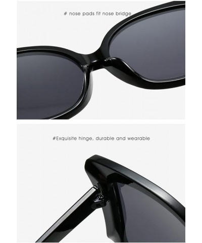 Large Frame Men And Women Sunglasses Outdoor vacation Decorative Trendy UV400 Sunglasses Gift E $14.65 Designer