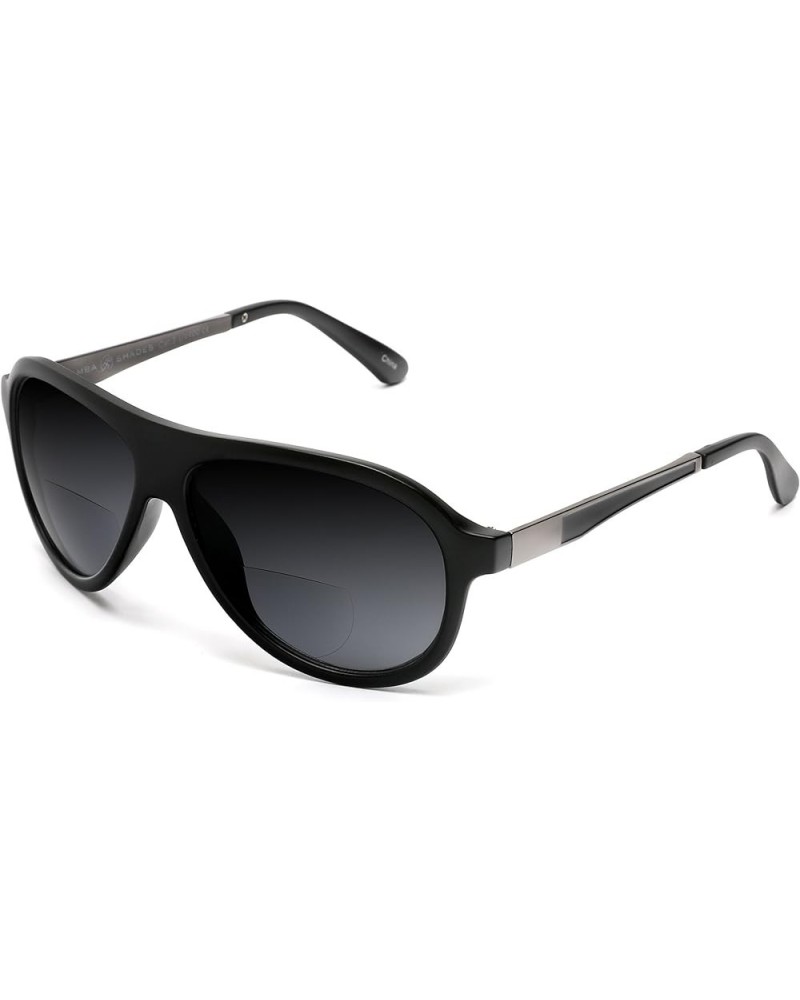 Bifocal Readers Pilot Military Cool Factor Sun-shade Sunglasses Black $17.84 Aviator