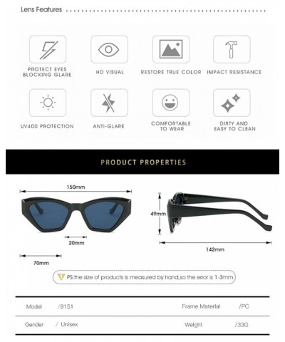 Men and Women Hip-hop Street Shooting Sunglasses Outdoor Holiday Beach Decoration Sunglasses (Color : A, Size : Medium) Mediu...