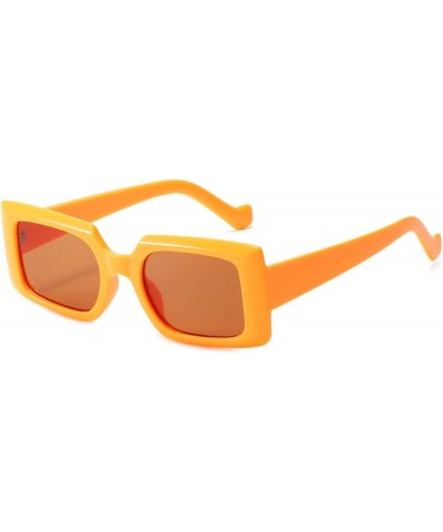 Square Retro Men and Women Outdoor Sunglasses, Sunshade Glasses for Vacation Driving (Color : D, Size : Medium) Medium E $11....