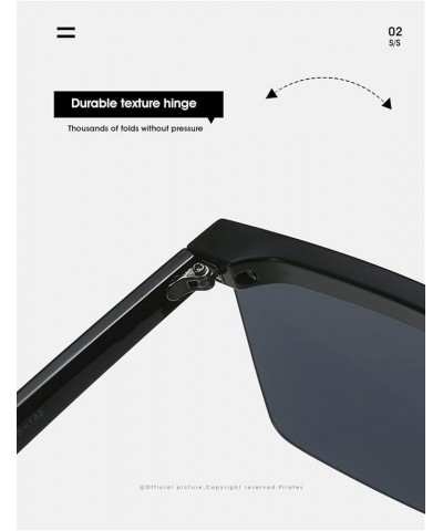 Men and Women Large Frame Fashion Sunglasses Outdoor Vacation Beach Decorative Sunglasses (Color : A, Size : 1) 1 G $14.81 De...