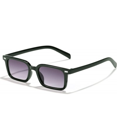 Square Outdoor Vacation Men and Women Fashion Decorative Sunglasses (Color : D, Size : 1) 1 B $12.24 Designer