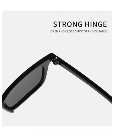 Square Outdoor Vacation Men and Women Fashion Decorative Sunglasses (Color : D, Size : 1) 1 B $12.24 Designer