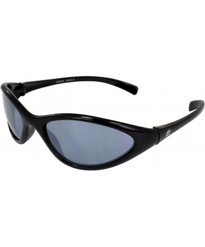 Women's Hen Sunglasses (Black Frame/Smoke Mirrored Lenses) $8.56 Designer