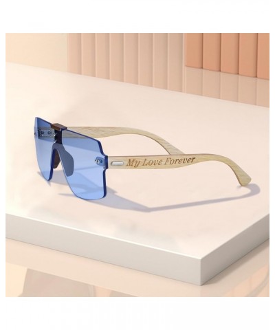 Custom Wood Sunglasses for Men and Women Personalized Sunglasses, UV Protected Color Lens Sunglasses Gifts Style 8 $22.39 Round