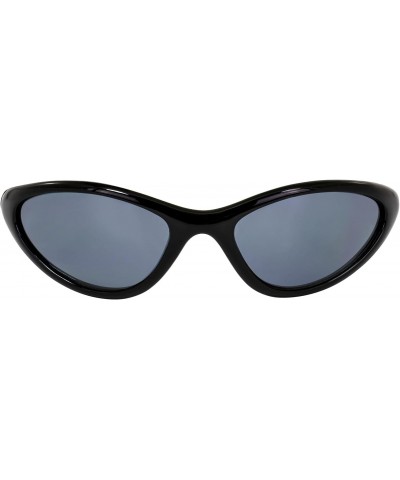 Women's Hen Sunglasses (Black Frame/Smoke Mirrored Lenses) $8.56 Designer