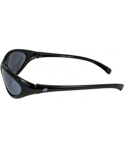 Women's Hen Sunglasses (Black Frame/Smoke Mirrored Lenses) $8.56 Designer