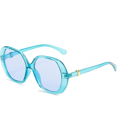 Large Frame Retro Metal Men and Women Sunglasses for Outdoor Vacation (Color : C, Size : Medium) Medium F $17.47 Designer