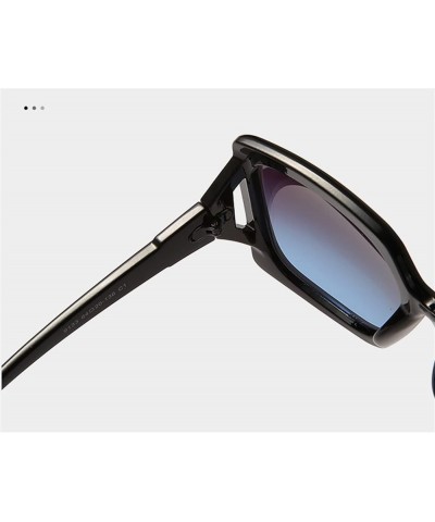 Fashion Large Frame Men and Women Sunglasses Street Shooting Outdoor Vacation Sunshade (Color : G, Size : Medium) Medium C $1...