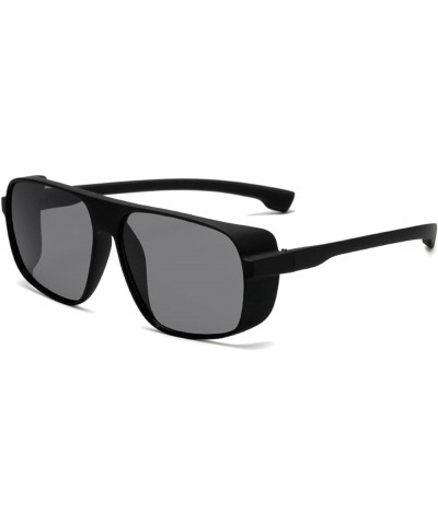 Minus Reflection Effects Pilot Goggle Unisex Sunglasses Men Punk Sun Glasses Women 1-am1921-c1 $11.46 Rectangular