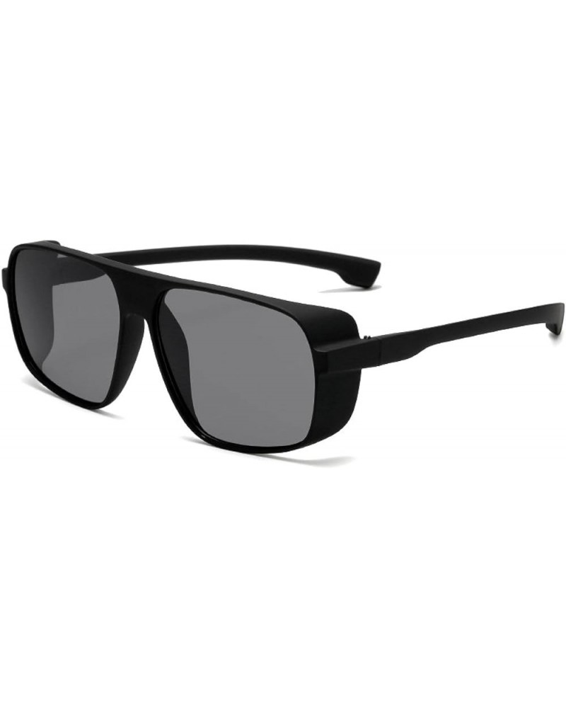 Minus Reflection Effects Pilot Goggle Unisex Sunglasses Men Punk Sun Glasses Women 1-am1921-c1 $11.46 Rectangular