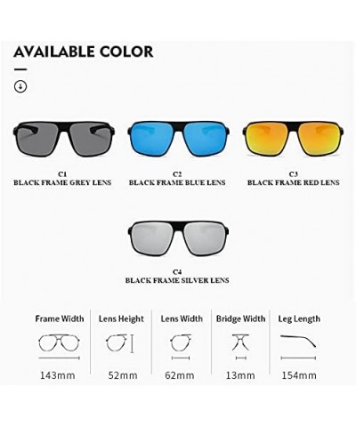 Minus Reflection Effects Pilot Goggle Unisex Sunglasses Men Punk Sun Glasses Women 1-am1921-c1 $11.46 Rectangular