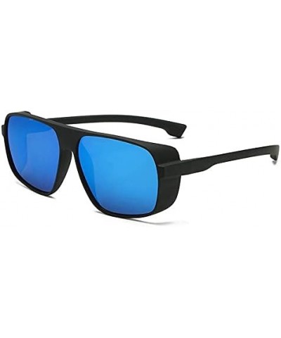 Minus Reflection Effects Pilot Goggle Unisex Sunglasses Men Punk Sun Glasses Women 1-am1921-c1 $11.46 Rectangular