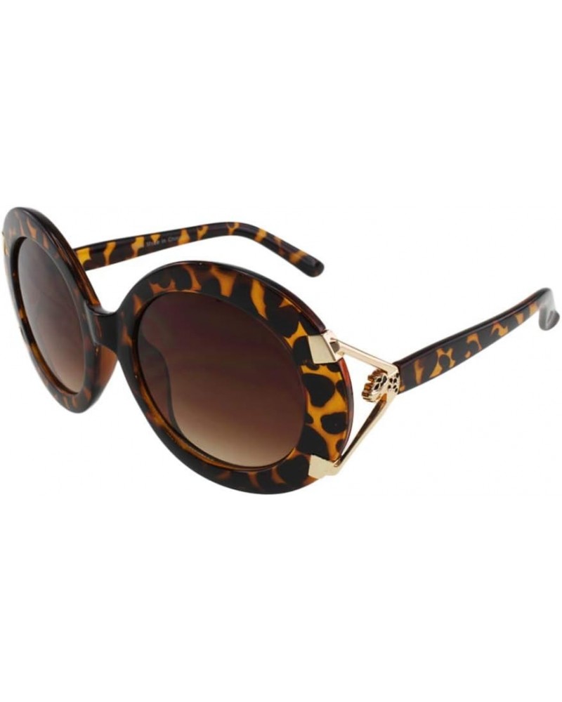 Astrid - Large Oversized Round Sunglasses Gold $9.89 Oversized