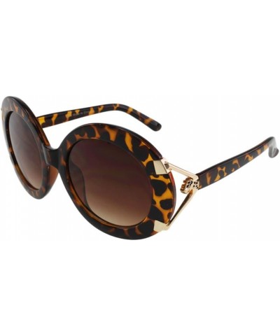 Astrid - Large Oversized Round Sunglasses Gold $9.89 Oversized