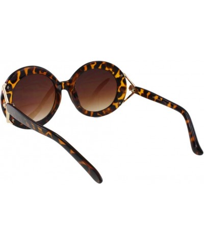 Astrid - Large Oversized Round Sunglasses Gold $9.89 Oversized