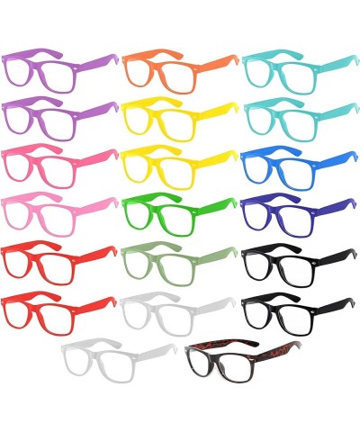 20 Pieces Per Case Wholesale Lot Glasses Assorted Colored Frame Fashion Bulk Sunglasses - Wholesale Bulk Party Glasses Clear ...