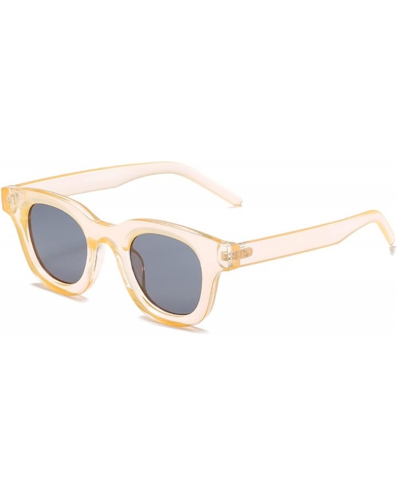 Oval Men's and Women's Small Frame Fashion Decoration Sunglasses (Color : 2, Size : 1) 1 4 $14.98 Designer