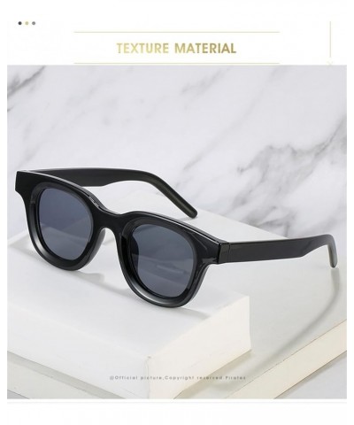 Oval Men's and Women's Small Frame Fashion Decoration Sunglasses (Color : 2, Size : 1) 1 4 $14.98 Designer