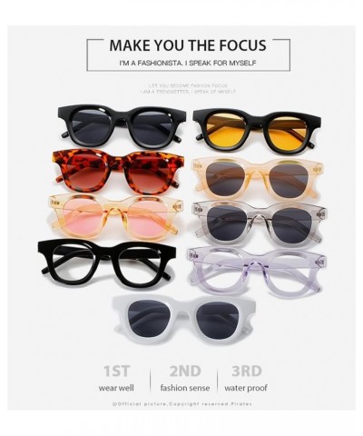 Oval Men's and Women's Small Frame Fashion Decoration Sunglasses (Color : 2, Size : 1) 1 4 $14.98 Designer